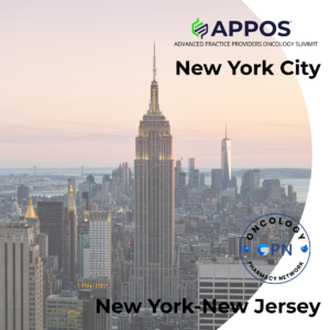Image of New York City skyline with the APPOS logo across the top