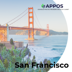 A photo of the Golden Gate Bridge with the APPOS logo across the top